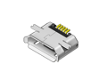 Conector MicroUSB tip B, 5 poli, SMD, 712-1-S-BS0