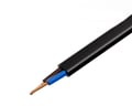 Cablu 2x1mm2, plat, litat, Cu, cu manta de PVC, negru, 300V, OMYP2/1.00-C