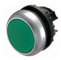 Intrerupator panou, apasare, monostabil, 22mm, verde, orificiu montare Ø22.5mm, M22-D-G, EATON