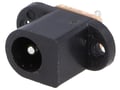 Soclu alimentare DC; tata; 5.5x2.1mm; panou, PC-010C