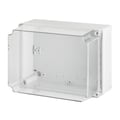 Carcasa ABS gri, IP65, IK07, capac transparent, 74x135x72mm, EPN-2705-01