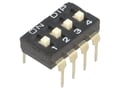Intrerupator DIP-SWITCH, 4 ON-OFF, EAH104E