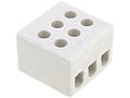 Regleta de conexiuni, ceramica, 24A, 500V, 3pini, 2.5mm2, SI-ZPA3-2.5