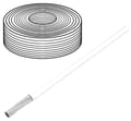 Conductor 1mm2, izolatie silicon, alb, 500V, 180C, SIF1.00-WH