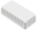 Cutie plastic, 80x40x20mm, ventilatie, 1551V2WH, HAMMOND