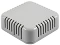 Cutie plastic, 60x60x20mm,  ventilatie, 1551V3GY, HAMMOND