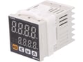 Termostat de temperatura, 99C/+9999C, 3xSPST-NO, SSR, 24VAC, 24-48VDC, 45x45mm, TCN4S-22R, AUTONICS