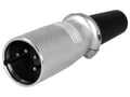 Conector XLR, tată, 4 PINI, XLR-4W, NINIGI