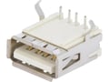 Conector USB A, soclu aurit, ecranat, THT, in unghi, 67643-0910, MOLEX