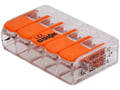 Conector rapid, 5 pini, 32A, 4mm, litat, solid, 221-415, WAGO