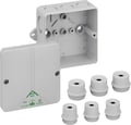 Cutie plastic, jonctiune, gri, 94x94x56mm, IP54, ABOX-M-040-AB-L, SPELSBERG