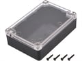 Cutie plastic, 80x120x36mm, semitransparent, KM-76BKTRC, MASZCZYK