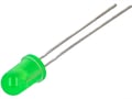 Led 5mm, verde, 2.1-2.6V, 100mcd, convex, LTL-307G, LITEON