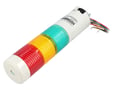 Coloana de semnalizare industriala, continuu, buzer, rosu/portocaliu/verde, 24VDC, STG40ML-BZ-3-24-RAG, QLIGHT