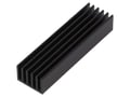 Radiator Al, anodizat, 75x21x14mm, SK653/75/SA