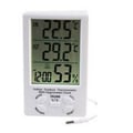 Termometru Higrometru, Ceas, digital, temperatura, IN/EXT,  0/+50C, -40/+70C, 10-99%Rh, PSG08483, PRO SIGNAL