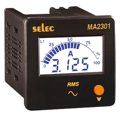 Ampermetru digital, 0-5000AAC, afisare setabila, 76x76mm, montare panou, MA2301-230V-CE