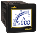 Ampermetru digital, 0-5000A, afisare setabila, 52x52mm, montare panou, 240VAC, MA501-230V-CE, SELEC GMBH