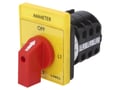 Intrerupator cu came, 16A, 4 pozitii, pentru ampermetre, OFF-L1-L2-L3, PKT4-C97TXXXOFY000