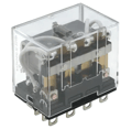 Releu 24VDC, 10A, 4PDT, LY4N-24VDC, OMRON