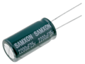 2200uF/25V, condensator, Low Esr, 105C, 12.5x25mm, SAMXON