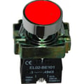 Buton industrial, rotund, monostabil, panou, ON-(OFF), 6A, rosu, NC, EL2-BA-42