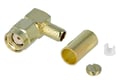 Conector SMA, mama, tip reverse, unghi 90, pentru 3C2V, RG58, RG141, SMA-011RP-K
