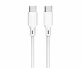 Cablu USB-C, USB-C, alb, 2m, alb,  60W, CABLE-USBC/USBC-2WE06