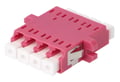 Conector cupla mama, fibra optica, multimod, quad, LC, 4 cai, violet, A001-LC-4X-1178, FIBRAIN