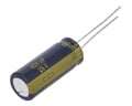 820uF/25V, condensator miniatura 105C, LOW ESR, 10x25mm, 3000h, RM5, EEUFC1E821, PANASONIC