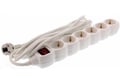 Prelungitor 6 cai, cu intrerupator, 5m, 3x1.5mm2, 16A, 3500W, EXTS-6S5M-SW