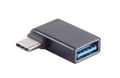 Adaptor USB-C mufa, USB-A 3.0 soclu, unghi 90, USBC3.0T/USBA3.0M/90