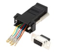 Adaptor D-Sub 9 pini mama, serial, RJ45 soclu, 2112-0101-01, ENCITECH