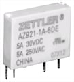 Releu 24VDC, 5A, SLIM, SPST-NO, RM5.08, AZ921-1A-24DEF, ZETTLER