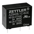 Releu 24VDC, 10A, SPTS-NO, RM7.62, AZ9405-1A-24DSEF, ZETTLER