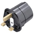 Adaptor universal, stecher, UK, negru, 13A, VIVANCO-28699, VIVANCO