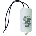 Condensator pornire motor 40uF, 400V, fir, surub fixare, MOTCAP-40UF-WR