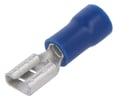 Conector plat papuc, izolat, albastru, mama, 4.8x0.8mm, 1.5-2.5mm2, ST-003/B, NINIGI
