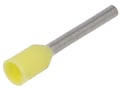 Terminal cablu, galben, teaca metalica, izolat, Cu, 8x0.25mm2, TUL-RI-00208/YE, ERGOM