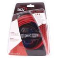 Set cabluri montare, amplificator auto, cabluri, 0.8mm2, 6mm2, LK6, ACV