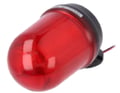 Semnalizator luminos, 10-30VDC, IP65, rosu, contiunuu, flash, LED, Q125LW-12/24-R, QLIGHT