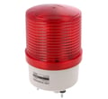 Semnalizator luminos, 24VDC, IP44, rosu, contiunuu, intermitenta, LED, S100L-24-R, QLIGHT