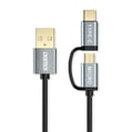 Cablu USB-A mufa, USB-C/microUSB mufa, 1.2m, XAC012/1.2, CHOETECH