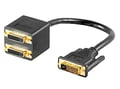 Adaptor DVI, DVI-D, 24+1, DVI-D tata, 2xDVI-D mama, dual link, spliter, ADAP962