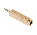 ADAPTOR JACK 3.5mm, TATA-6.3mm, MAMA GOLD, A0323