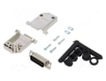 Conector 15 pini, set complet, tata, D-SUB, D45ZK15-HDP-K, ENCITECH