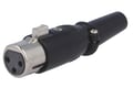 Conector XLR mini, mama, 3 pini, aurit, XLR-3G-G2