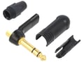 Conector Jack 6.3mm, stereo, 2 inele, 3 pini, in unghi, ST-NP3RX, NEUTRIK