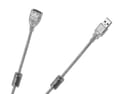 Prelungitor USB 2.0, USB-A tata, USB-A mama, 5m, alb, CABLE-3866-5