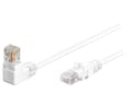 CABLU UTP CAT5e, 10m, 1 mufa in unghi, conectori RJ45, U/UTP5-90-100WH, GOOBAY